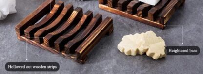 Walnut Wood Soap Drying Racks- Soap Saver - Image 2