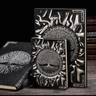Best Writing journal "Tree Of Life" 3D 3mbossed Summer Notebook Vikings Norse mythology folklore-A5 gifts for him