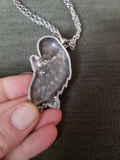 OWL Lovers! Vintage Style 3 inch tall  Antique Silver Owl Pendant Fine Detailed w 22inch chain! Spirit animal - Image 5