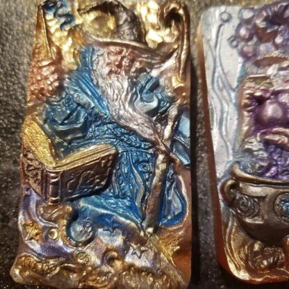 2pc WIZARD Better Skin™ Organic Soap Holistic Wellness Real Tussah Silk INFUSED-Soap Folklore Cocoa & Shea Butter Cruelty Free - Image 2