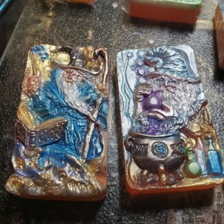 2pc WIZARD Better Skin™ Organic Soap Holistic Wellness Real Tussah Silk INFUSED-Soap Folklore Cocoa & Shea Butter Cruelty Free