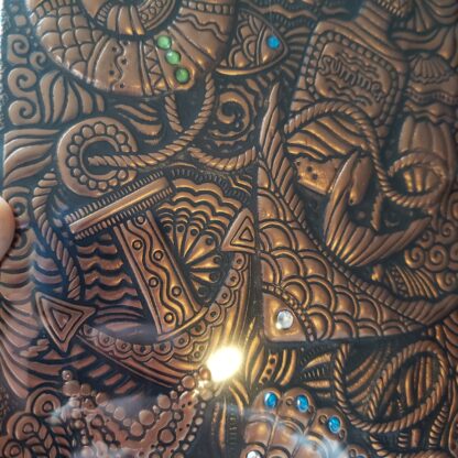 Writing Journal Book 3D Summer Beach Starfish w JEWELS - Image 2