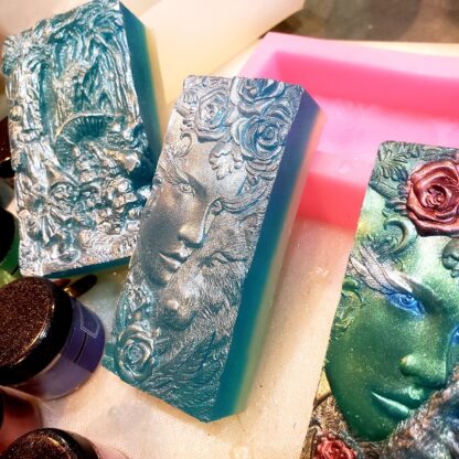 2pc Luxury Handpainted Holistic Organic Soaps - Image 7