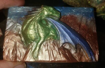 3pc/3 Designs SET! Dragon Soap Collection-FOLKLORE Handpainted- Buttery Soft Skin-Olive Oil infused- Glycerin vegan - Image 3
