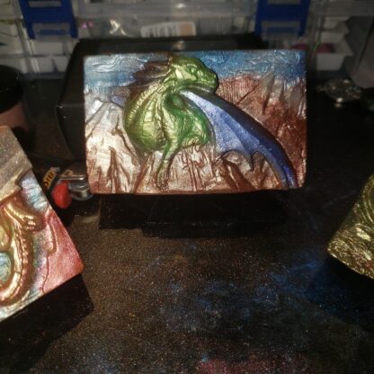 3pc/3 Designs SET! Dragon Soap Collection-FOLKLORE Handpainted- Buttery Soft Skin-Olive Oil infused- Glycerin vegan - Image 6