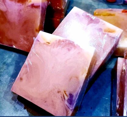 SATSUMA Orange-French Lavender- Handmade Shea Butter Infused-Goats Milk  Soap - Image 5