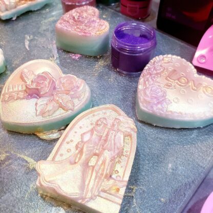 New Bride 2024 Collection-8 Designs! Fresh Organic-Custom 2-3oz Wedding Favor Soaps Guest-Infused Holistic Wellness -Tussah Silk-Olive Oil - Image 9