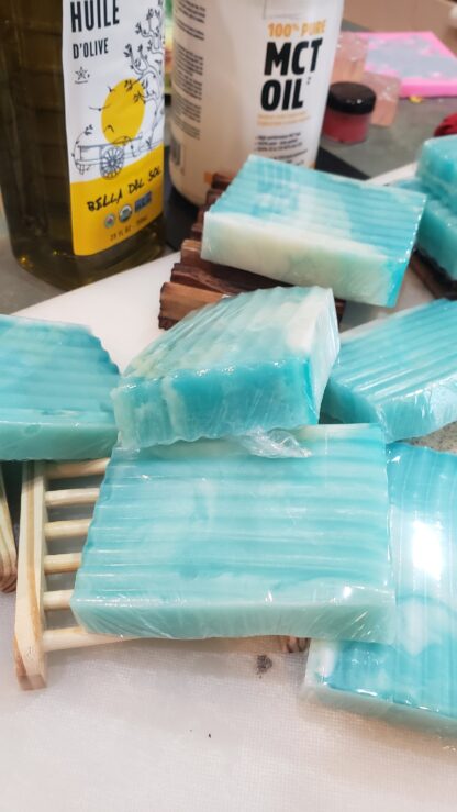BLUEBERRY Cobbler -Cocoa Butter and Olive Oil Infused Handmade Soap Professional Skincare Detergent Free Spa Day Soaps - Image 6