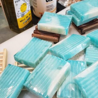 Cocoa Butter Soap  Blueberry scented with Olive Oil Infused Handmade Soap Professional Skincare Detergent Free Spa Day Soaps for dad mens