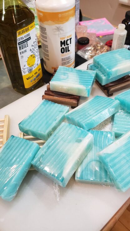 BLUEBERRY Cobbler -Cocoa Butter and Olive Oil Infused Handmade Soap Professional Skincare Detergent Free Spa Day Soaps - Image 8