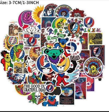 Skull Necklace "Steal Your Face" Stainless Steel Pendant  w chain + Dead Stickers(50) + Window Decals - Image 6
