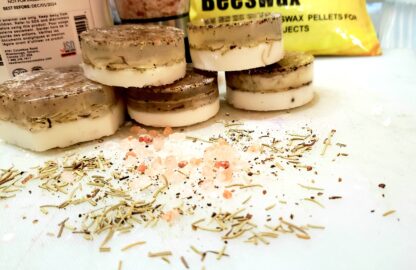 Botanical ANTI-AGING Detergent Free SOAPS Sandalwood/Sage Oil- Rosemary-Pepper- Peppermint Oil-3 PC set - Image 4