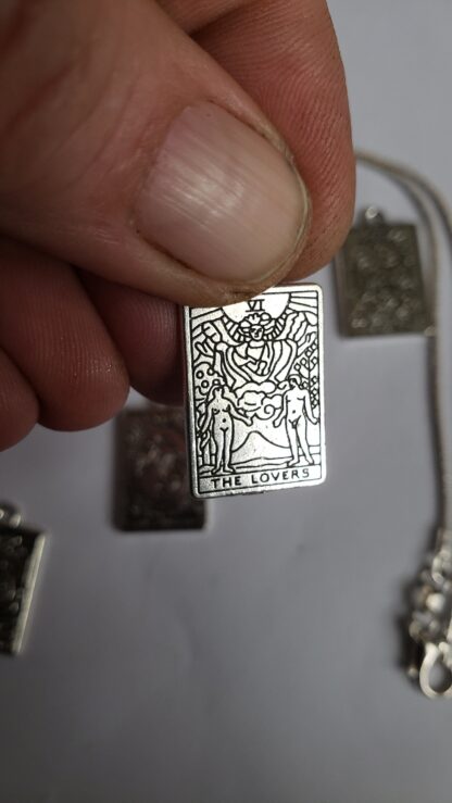 2 Sided TAROT Pendants Which one are you Drawn to? Comes w 22 inch Silver Snake Chain Mother's day sale Unique Charm Pendant - Image 4