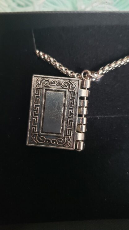 Vintage Silver Lords Prayer Pendant - Image 5