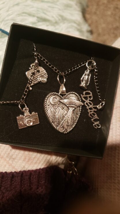UFO+BIGFOOT Charm Pendant