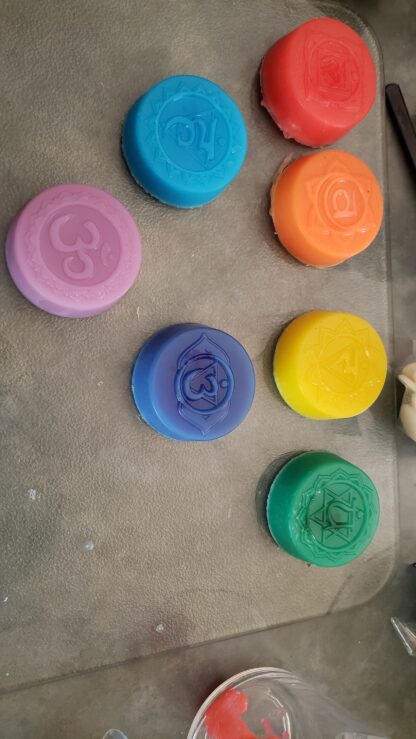 Essential Oil Chakra Soaps Therapeutic Blends Concentrated Essential Oils-All Natural Balancing Holistic-Infused w Raw Cocoa-Shea Butters - Image 7