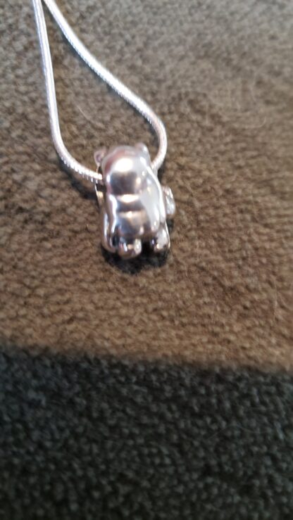 EWOK pendant 925 Sterling Silver Necklace- Minimalist 22 inch Choose 9 Chain designs 925 silver Or Real GEMSTONE chain Birthday pandora - Image 3