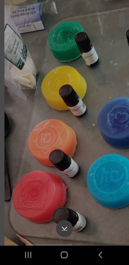 Essential Oil Chakra Soaps Therapeutic Blends Concentrated Essential Oils-All Natural Balancing Holistic-Infused w Raw Cocoa-Shea Butters - Image 6